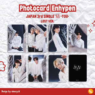 โฟโต้การ์ด ENHYPEN JAPAN 3rd SINGLE -YOU- LOST VER JAKE JAY NI-KI HEESEUNG JUNGWO SUNOO SUNGHOON