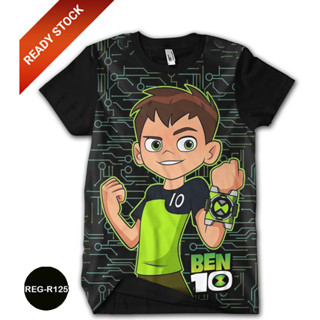 เสื้อยืด พิมพ์ลาย Ben 10 Alien Force 3 มิติ