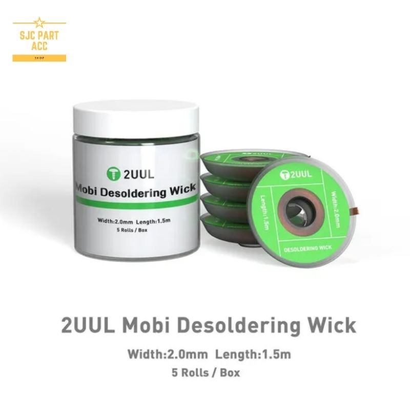 SOLDER WICK WIRE TIN CLEANING SOLDER 2UUL MOBI DW01 DESOLDERING WICK