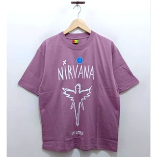 เสื้อยืด Nirvana in Utero โอเวอร์ไซซ์ สไตล์วินเทจ