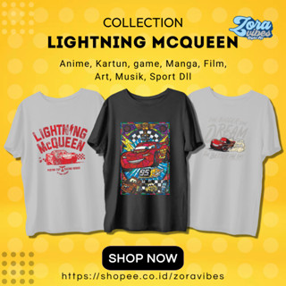 Baju Kaos Cars McQueen Lightning Racing พร้อมหวี สําหรับเด็ก วัยรุ่น 30 ปี