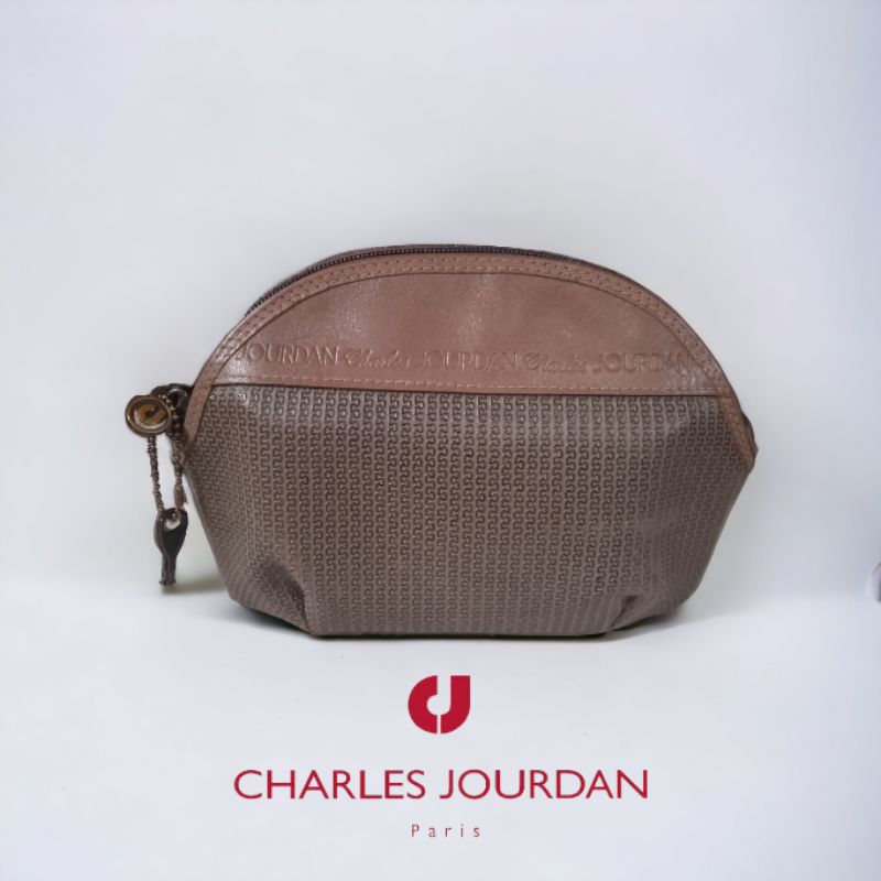 Charles Jourdan กระเป๋าสตางค์ ทรงคลัทช์ แบรนด์แท้