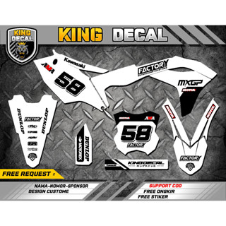 สติกเกอร์รูปลอก KX 250 DECAL STICKER Kx450 DECAL STICKER KXF 250 DECAL STICKER KXF 450 43