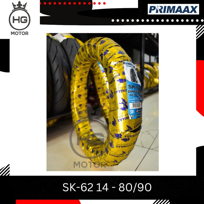 Primaax Colossesus SK 62 ยางรถจักรยานยนต์อเนกประสงค์ 80/90 แหวน 14