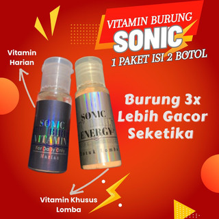 Vitamin Burung Sonic Original 100% (Serbuk Penggacor Ajaib Semua Burung)