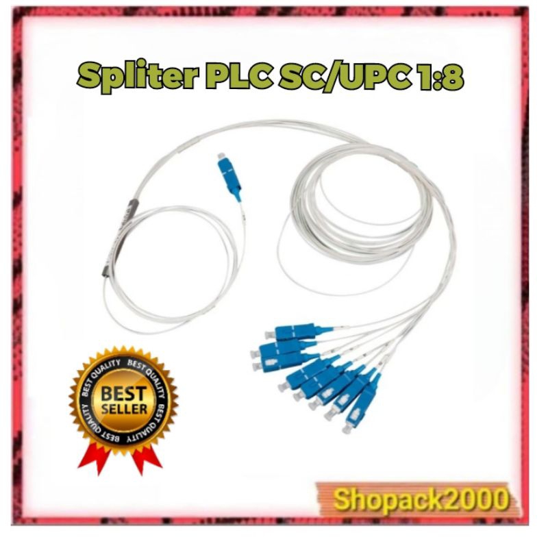 สาย FO Spliter 1:8 SC/UPC / Spliter PLC 1:8 SC/UPC