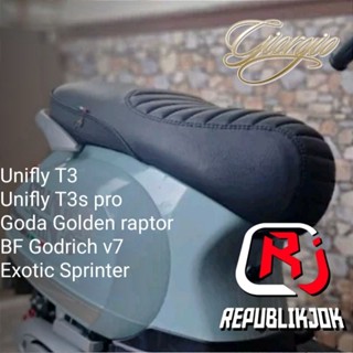 Mbtech Molis เบาะนั่งหนัง Ala Vespa Unifly T3 Goda Golden Raptor BF Godrich V7 Exotic Sprinter