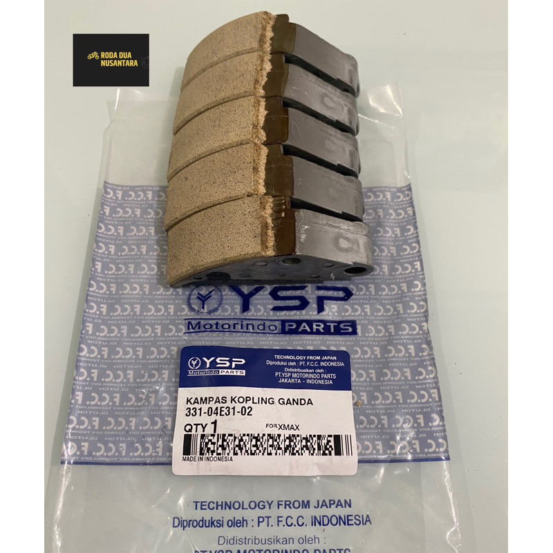 แผ่นคลัทช์คู่เท่านั้น Yamaha XMAX รหัส B74 Original FCC (ผู้จัดจําหน่ายอย่างเป็นทางการ YSP)
