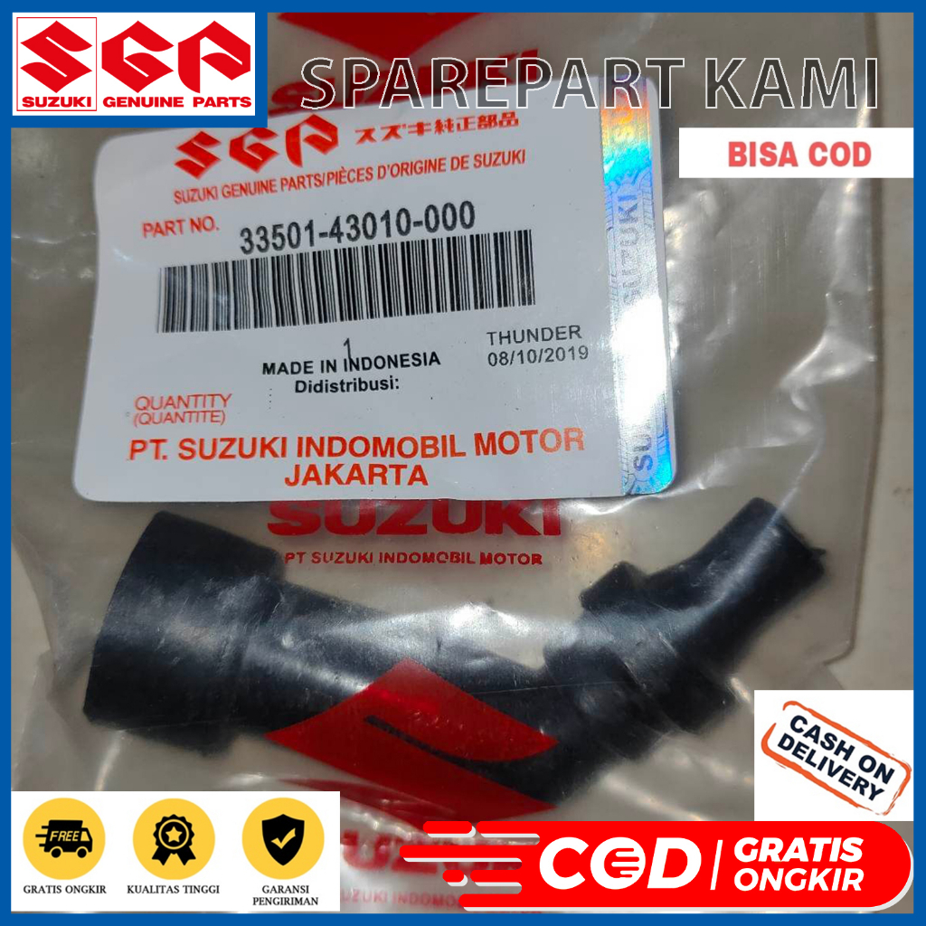Cangklong SPARK PLUG CAP SUZUKI THUNDER 125 ใหม่ SHOGUN FL 125 ROBOT 125 RR SCORPIO 33510-04H10-000