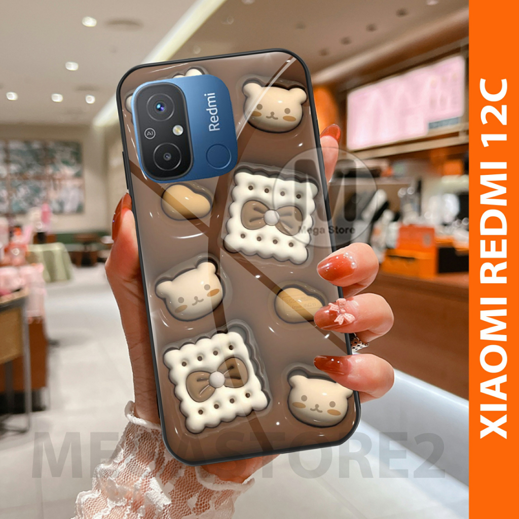 Xiaomi REDMI 12C [ MG-223 ] Softcase Glass Xiaomi REDMI 12C Casing Xiaomi REDMI 12C Cover Hp Case Hp