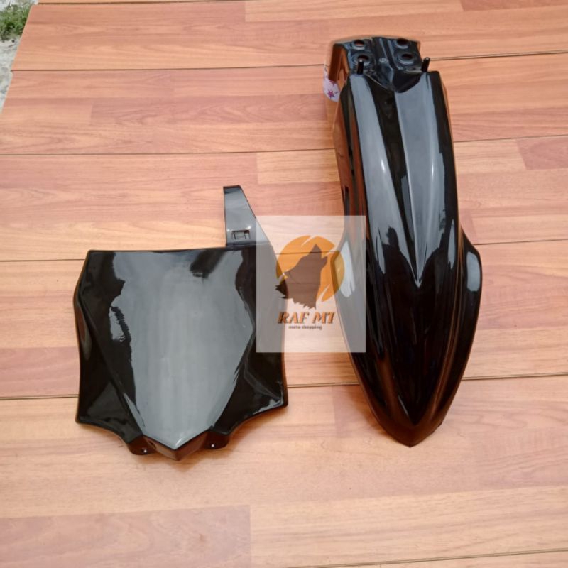 KX 85 FENDER ด้านหน้าและ KX 85 หมายเลขแผ่น KX85 ด้านหน้า KX 85 FRONT FENDER KX 85 หมายเลขแผ่น KX 85 