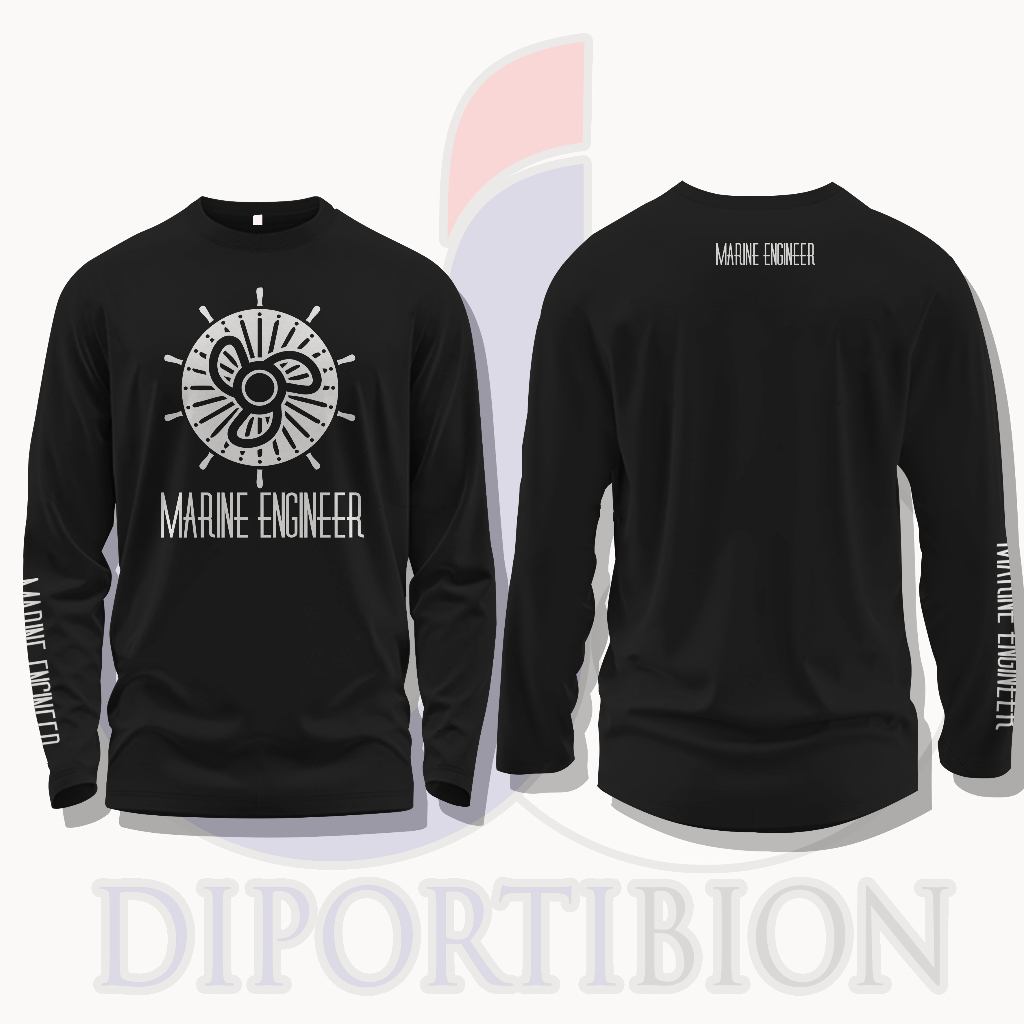 MARINE ENGINEER เสื้อยืดแขนยาว MARINE ENGINEER