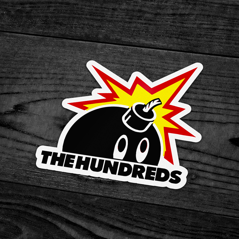 สติ๊กเกอร์แบรนด์ HUNDREDS (BOOTLEG)