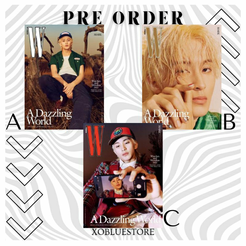 ฝาครอบ WKOREA MAGAZINE NCT MARK