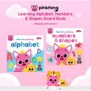 Pinkfong หนังสือเรียนตัวอักษร ตัวเลข และรูปร่าง สําหรับเด็ก