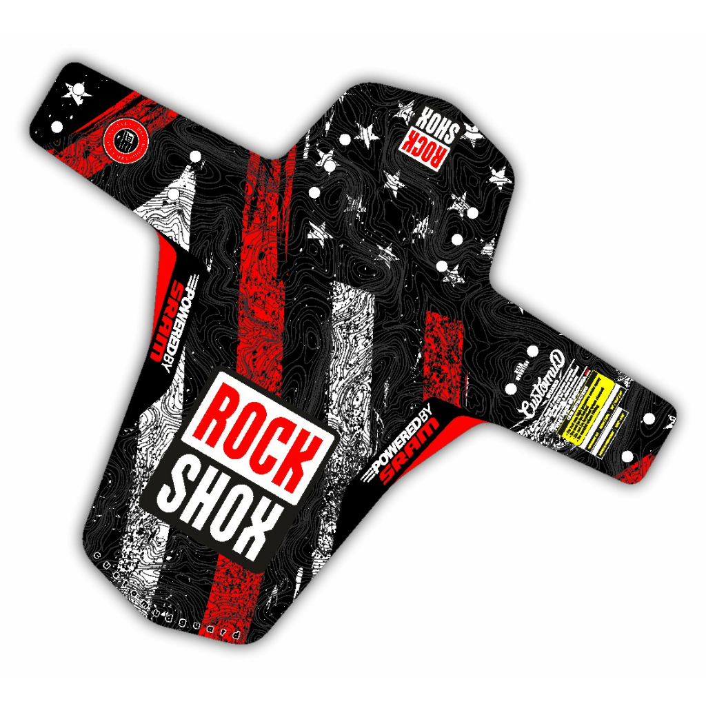 บังโคลน CUSTOMUD - MUDGUARD - SPAKBOR -GUARD - ROCKSHOX.ULTIMATE - ZEB SID LYRIK PIKE BOXXER D0MAIN