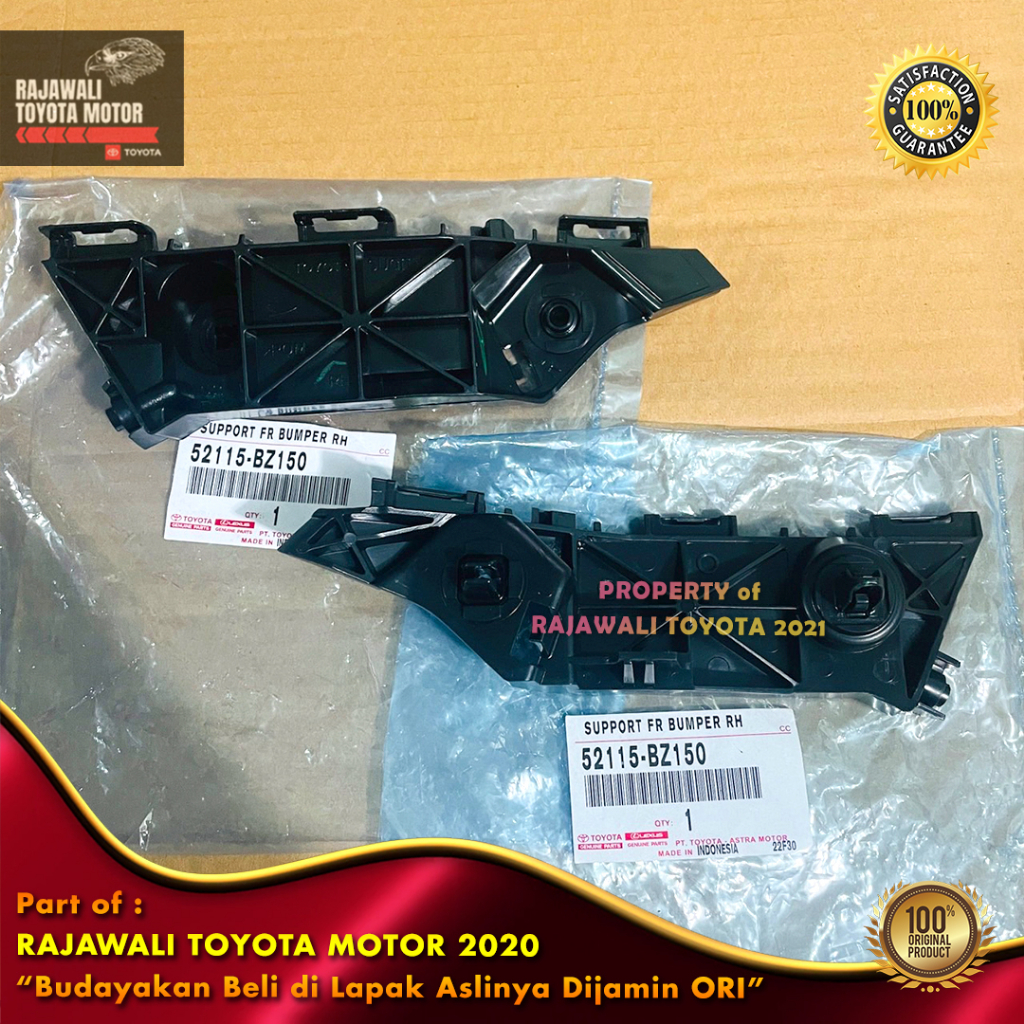 ขายึดกันชนหน้า All New Avanza & Xenia 2012-2015 Veloz VVTI Bracket Support New Original Toyota 52115
