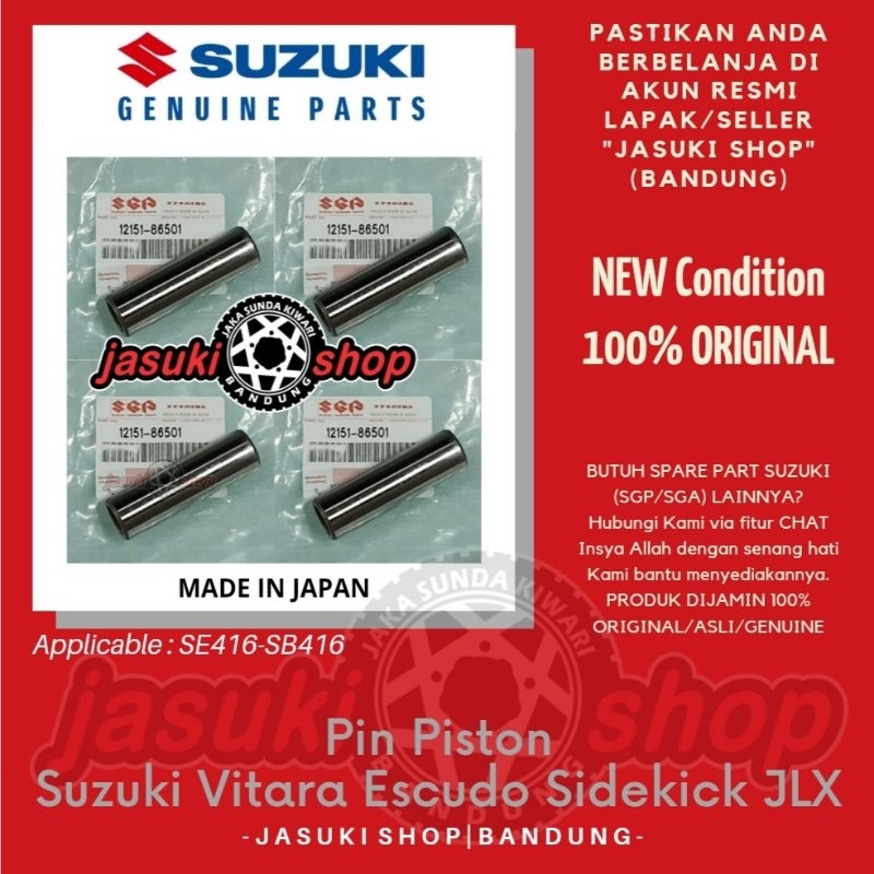 ของแท้ ปากกาลูกสูบ Suzuki Vitara Escudo Sidekick Nomade JLX SE416 SB416 SGP