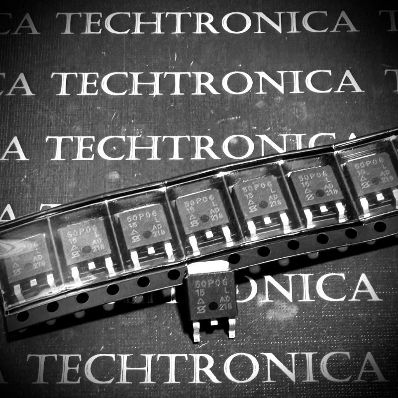 ทรานซิสเตอร์ P Channel Mosfet 50P06 SUD50P06 ME50P06 TO-252