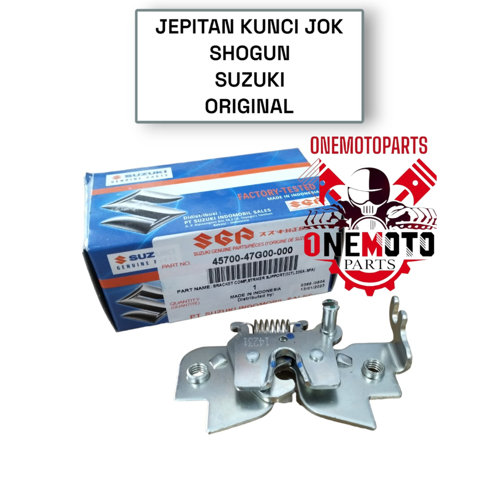 REAR SADDLE ที่นั่ง HINGE สําหรับ SUZUKI SMASH NEW SHOGUN 125 TITAN 45700-47G00-000 ต้นฉบับ