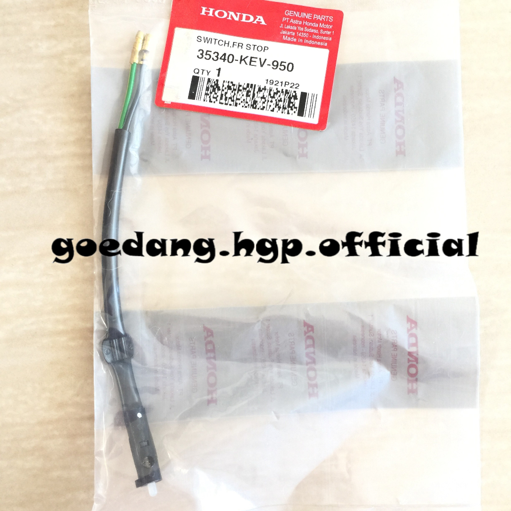 FR Stop Switch เบรคหน้า SUPRA & SUPRA FIT ORIGINAL AMM 35340KEV950