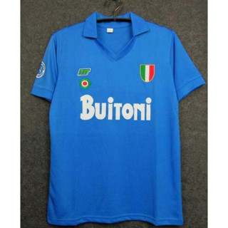 เสื้อกีฬาแขนสั้น ลายทีม Napoli 1987