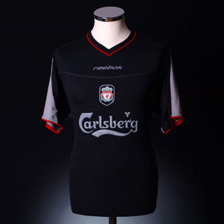 เสื้อกีฬาแขนสั้น ลายทีม Liverpool 2002