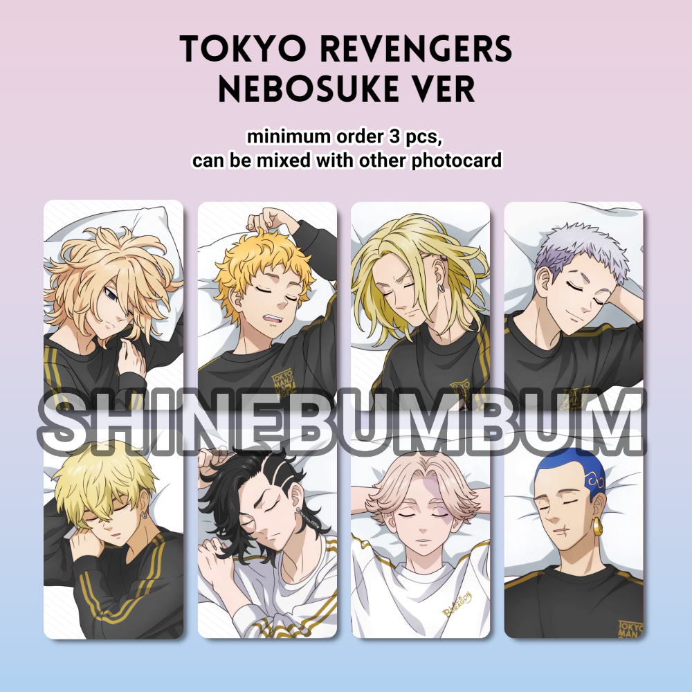 Tokyo Revengers Photocard - Nebosuke ver (2 ด้าน)