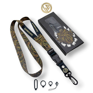 Owl-1 เชือกเส้นเล็ก รุ่นนกฮูก (1.5 ซม.) Editon - Premium Lanyard LC