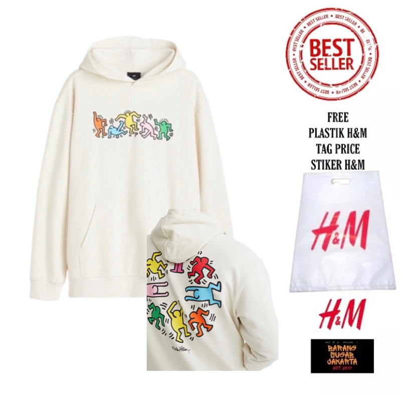 เสื้อฮู้ด hm keith haring