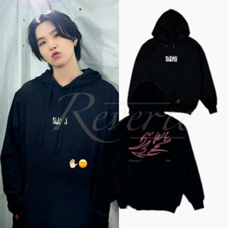 เสื้อแจ็กเก็ตกันหนาว มีฮู้ด ลาย SUGA AGUSTD D-DAY SOLO TOUR 2023 BT21 ARMY NOBAR