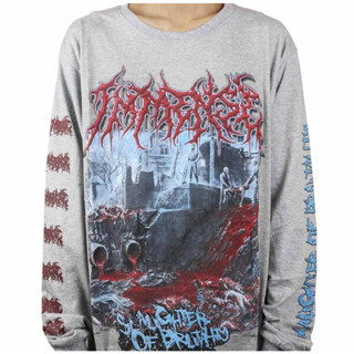 เสื้อแขนยาว IMMENSE - SLAUGHTER สีเทา