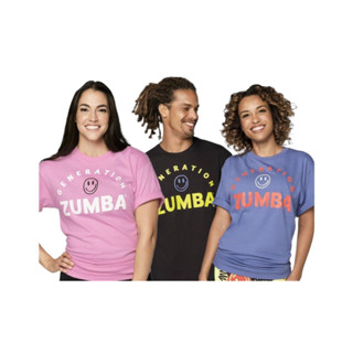 Zumba เสื้อยืด เสื้อกีฬา UNISEX DANCE KZ GENERATION Z