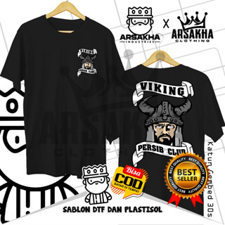 เสื้อยืด ผ้าฝ้าย พิมพ์ลาย Viking Persib Club v2 Distro Combed 30s - Arsakha สําหรับผู้ชาย