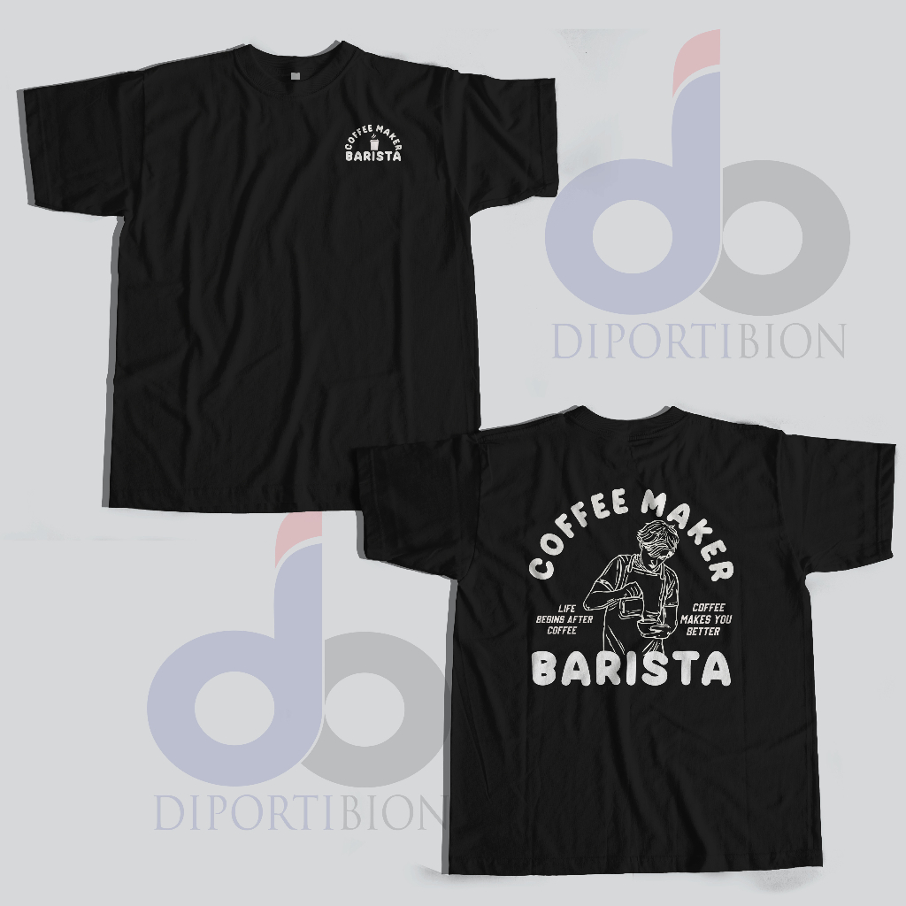 Barista COFFEE MAKER เสื้อยืดแขนสั้น/BARISTA COFFEE MAKER เสื้อยืดแขนสั้น