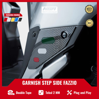 ผ้าคลุมกันรอยเท้า ด้านซ้าย ขวา อุปกรณ์เสริม สําหรับ FAZZIO ITALY STEP FAZZIO 125 1 ชุด