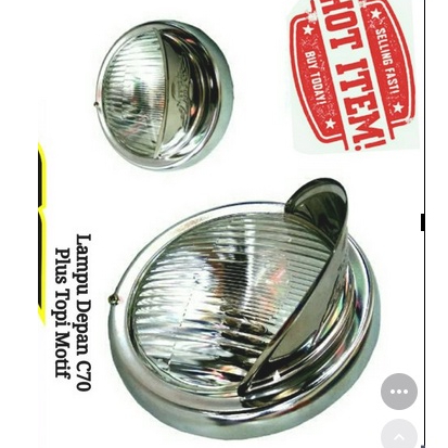 ไฟหน้า Honda C70 หมวก Honda C70 Set-C70 ไฟหน้าหน้า