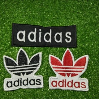 Adidas แผ่นแพทช์ปักลายโลโก้ adidas