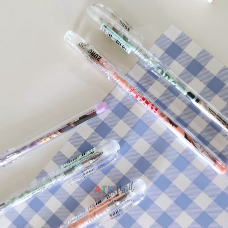 ATK-POINT | ZHI XIN LOVEIN G-3100 ปากกาเจล 0.5 มม./ One Piece motif ปากกาเจลหมึก