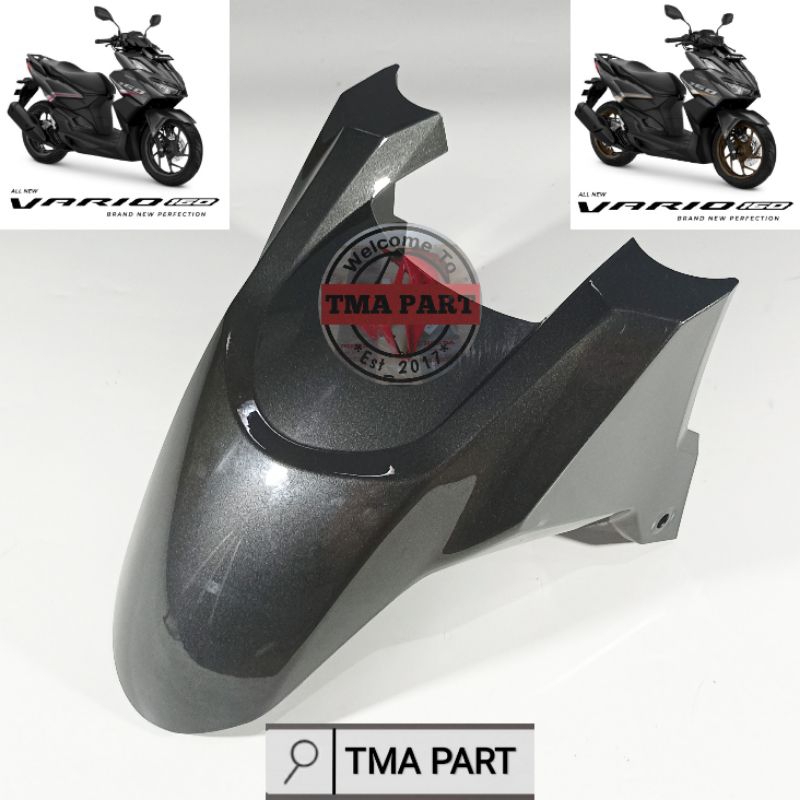 บังโคลน A บังโคลนหน้า Honda Vario click 160 160i K2S สีดําเทาเมทัลลิค