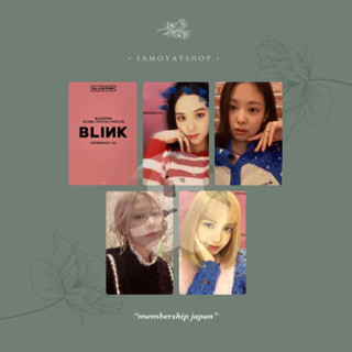 โฟโต้การ์ด Blackpink Membership Jisoo Jennie Rose Lisa สไตล์ญี่ปุ่น