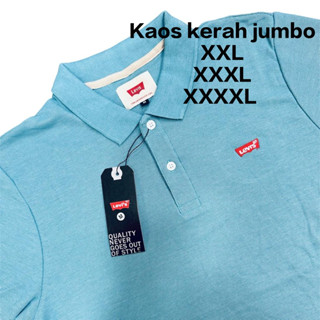 Kaos คอปก แขนสั้น พรีเมี่ยม สําหรับผู้ชาย ไซซ์ XXL XXXL 4XL