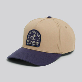 Billabong Portal Snapback Cap สีกากี ของแท้