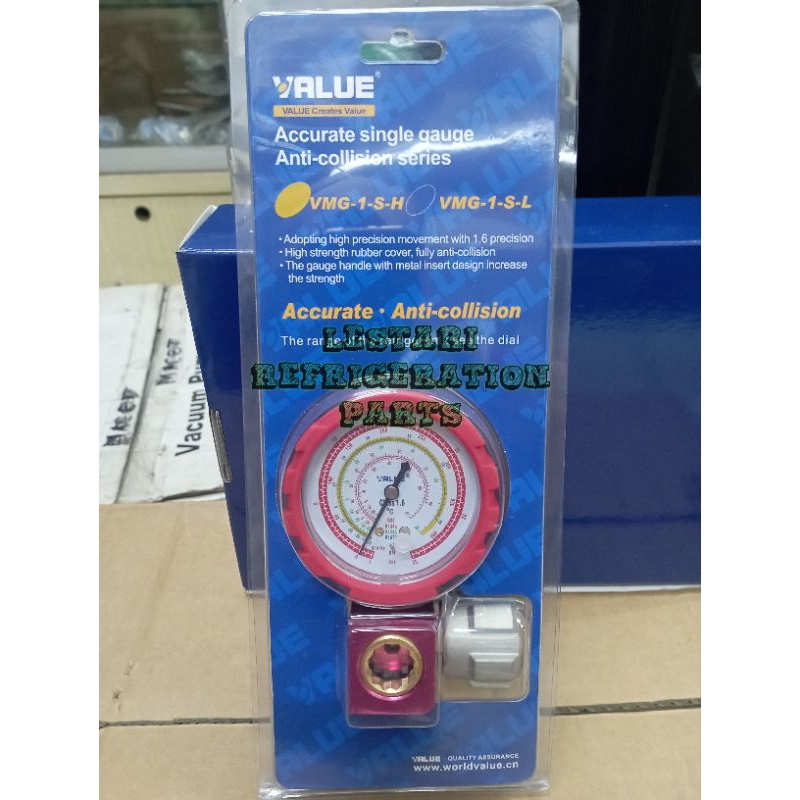 Manifold Single Value High VMG-1-S-H (R22/R134a/R404a/R407c