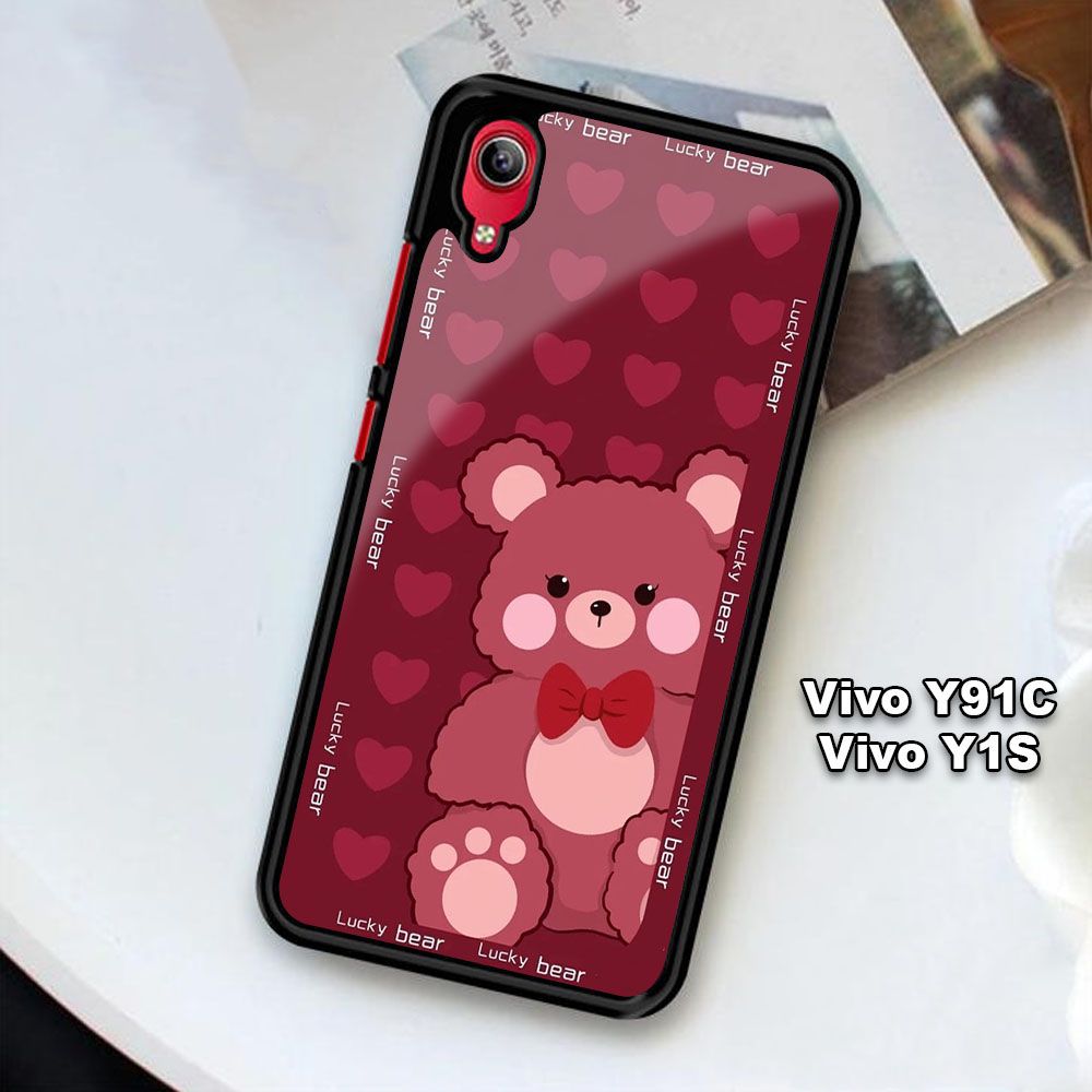 เคส Vivo Y91C / Y1S Motif B34R Hardcase 2D Glossy - เคสเงา - เคสโทรศัพท์ Hp Glass Handphone Cover