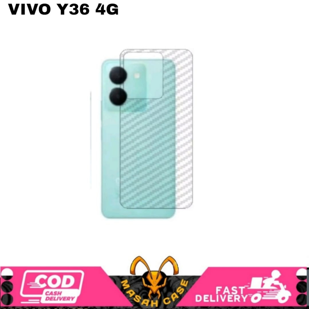 GARSKIN คาร์บอน VIVO Y36 4G Y36 5G Y27 4G Y27 5G Y02T V25 5G V25 PRO 5G V25E 5G SKIN TRANSPARENT