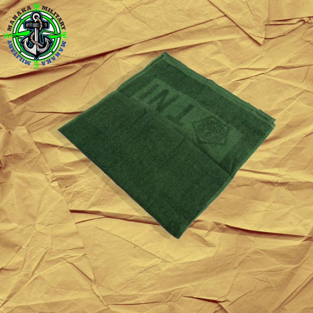 HIJAU Tni Green Small Towel