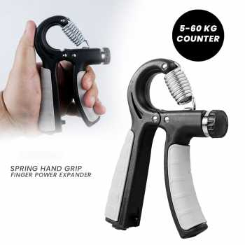 Spring Hand Grip Finger Power Exercision 5-60 กก . พร ้ อมเคาน ์ เตอร ์ - AT560