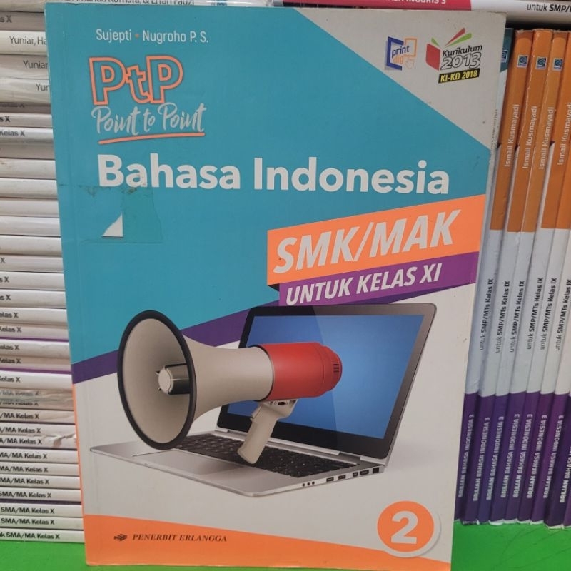 USED INDONESIAN LANGUAGE PTP BOOK GRADE 1/2/3 SMK RALANGGA