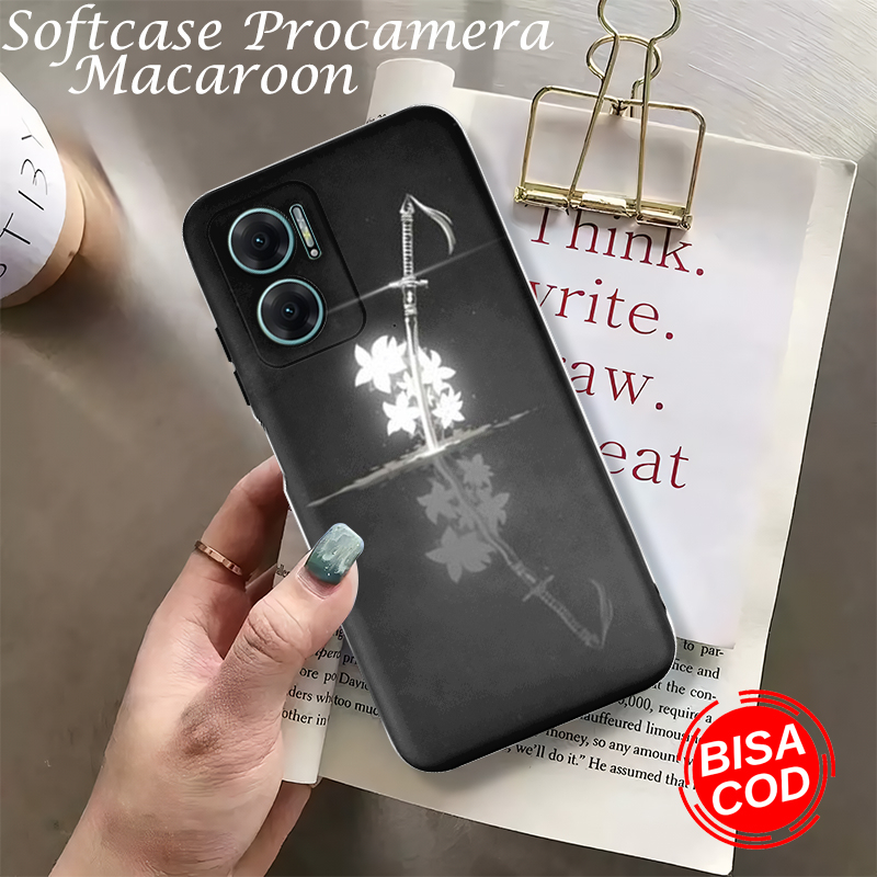 เคส-Xiaomi-Redmi-10-5G-Latest-Motif-Paint-Liquid-Procamera-Color-Macaron-Softcase-Back-Protector-Hp-